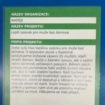 Lepší spánek pro muže bez domova „má zelenou“