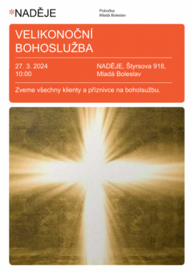Pozvánka na velikonoční bohoslužbu