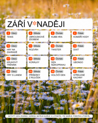 PROGRAM ZÁŘÍ