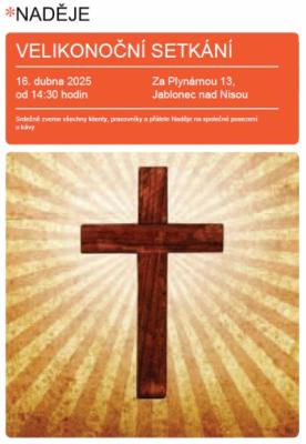 Srdečné pozvání na velikonoční bohoslužbu.