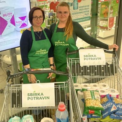 Jarní Sbírka potravin: 360 kg pro potřebné