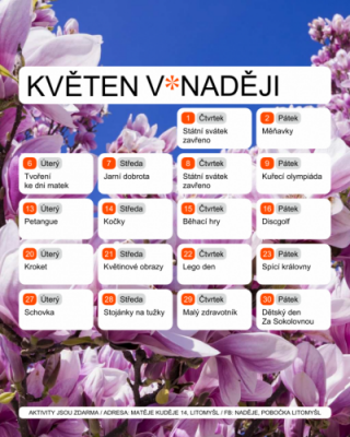 PROGRAM KVĚTEN
