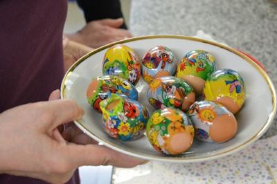 Azylový dům se připravoval na Velikonoce tvořivými dílničkami.