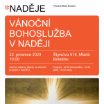 Pozvání na bohoslužbu v NADĚJI