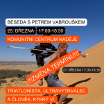 Změna termínu besedy s Petrem Vabrouškem