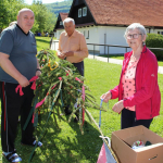 Stavění máje a voňavá káva pod sluncem